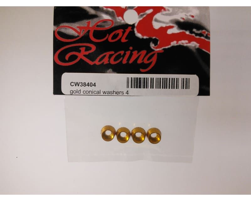 Tap to zoom Gold Aluminum M3 Conical Washers (4)