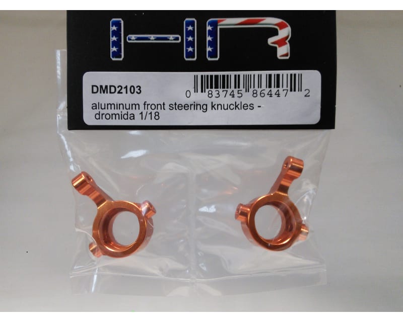 Tap to zoom Aluminum Front Steering Knuckles - Dromida 1/18