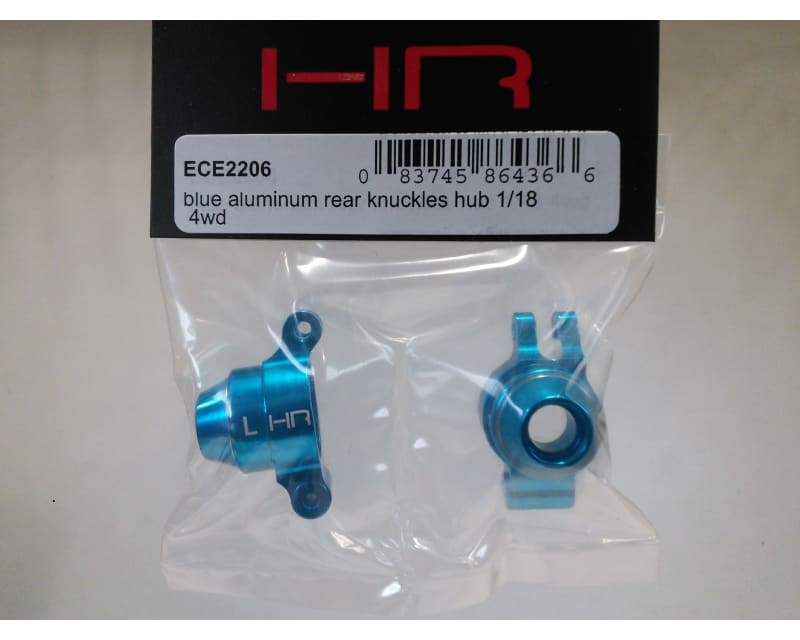Tap to zoom discontinued Blue Aluminum Rear Knuckles Hub 1/18 4wd