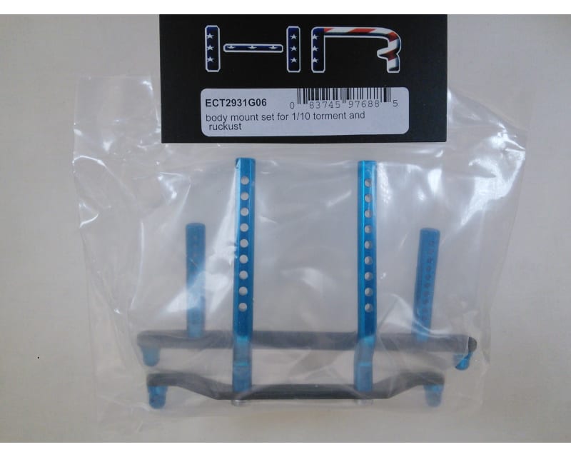 Aluminum & Cf Front/Rear Body Mount Posts ECX 2wd Torment Ruckus