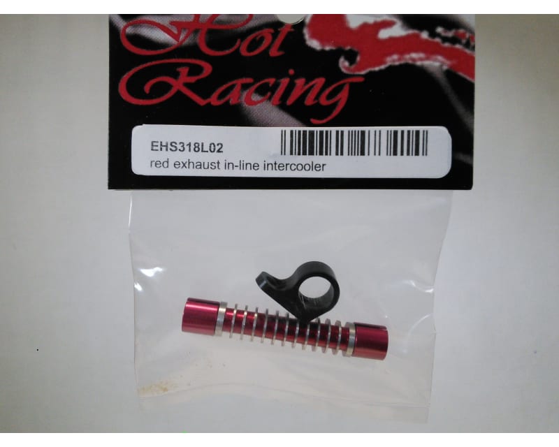 Red Aluminum Exhaust in-Line Intercooler