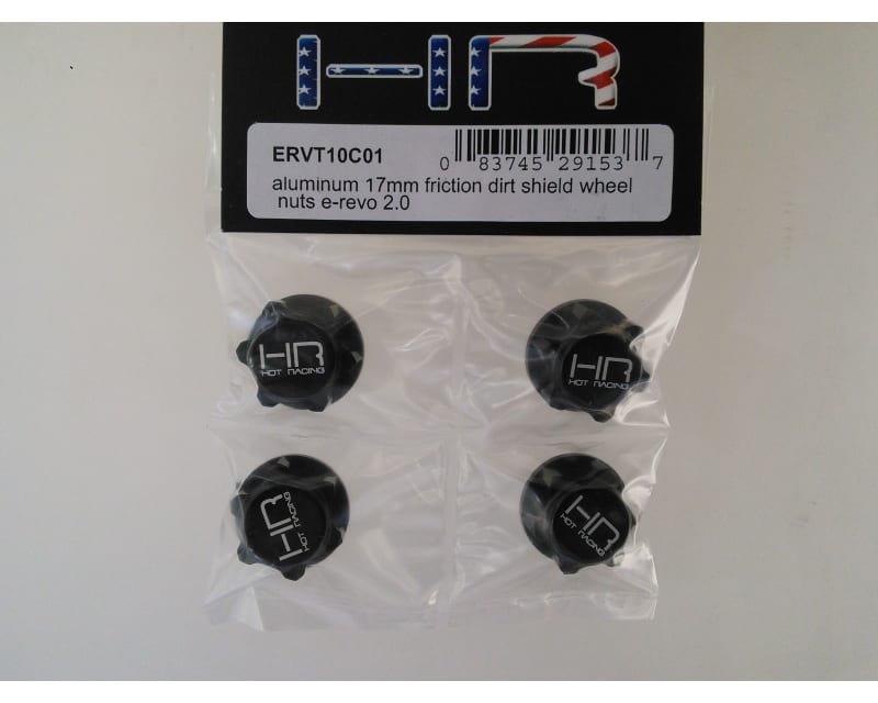 discontinued Aluminum 17mm Friction Dirt Shield wheel Nuts E-Rev