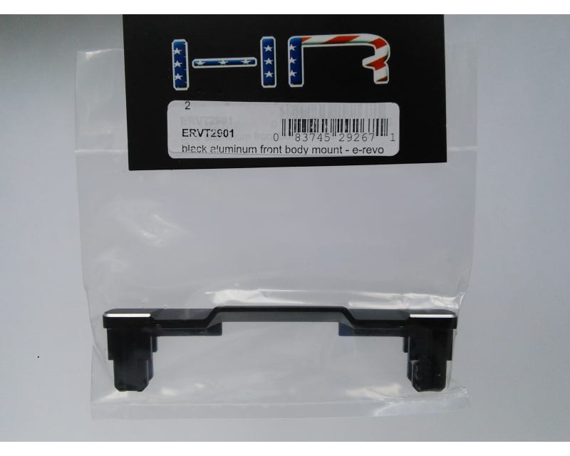 Black Aluminum Front Body Mount E-Revo 2.0