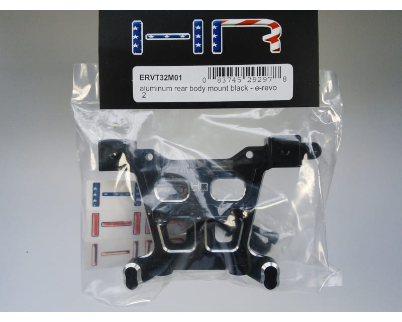 Aluminum Rear Body Mount (Black) - E-Revo 2