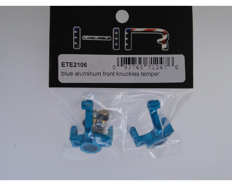 Blue Aluminum Front Knuckles Temper