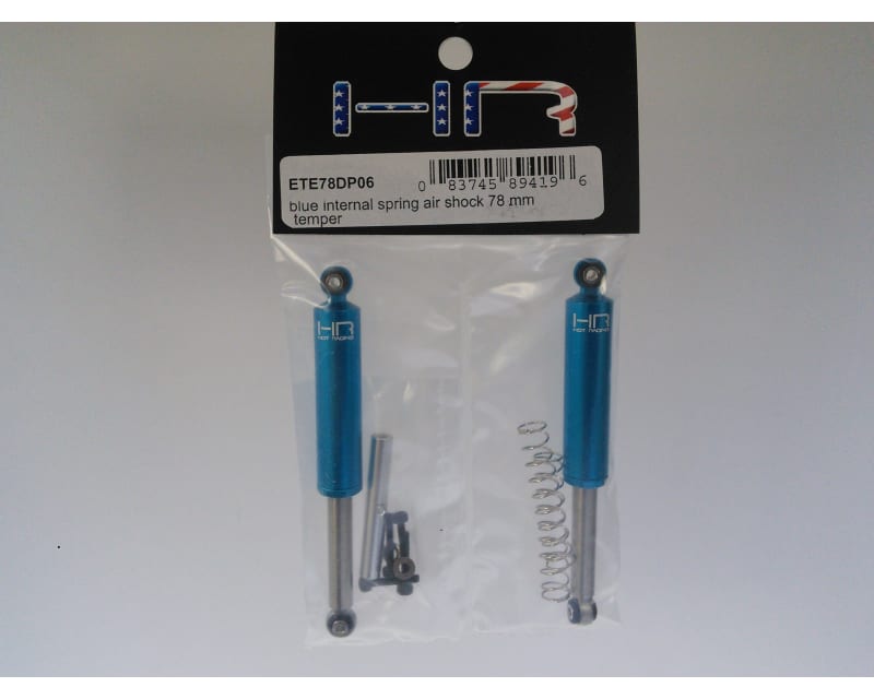 78mm Blue Aluminum Internal Spring Air Shock ECX Temper