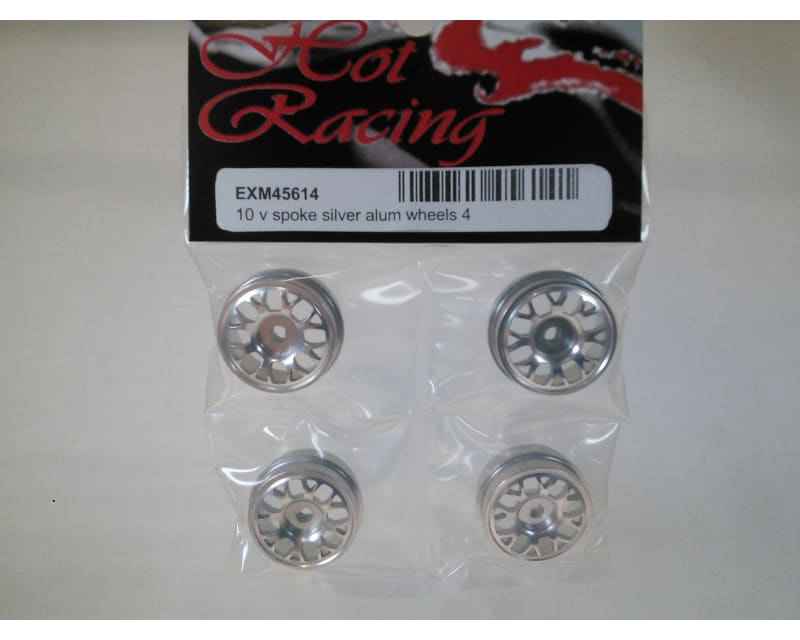 discontinued Radio Shack XMODs 10 V Spoke Silver Aluminum Wheels