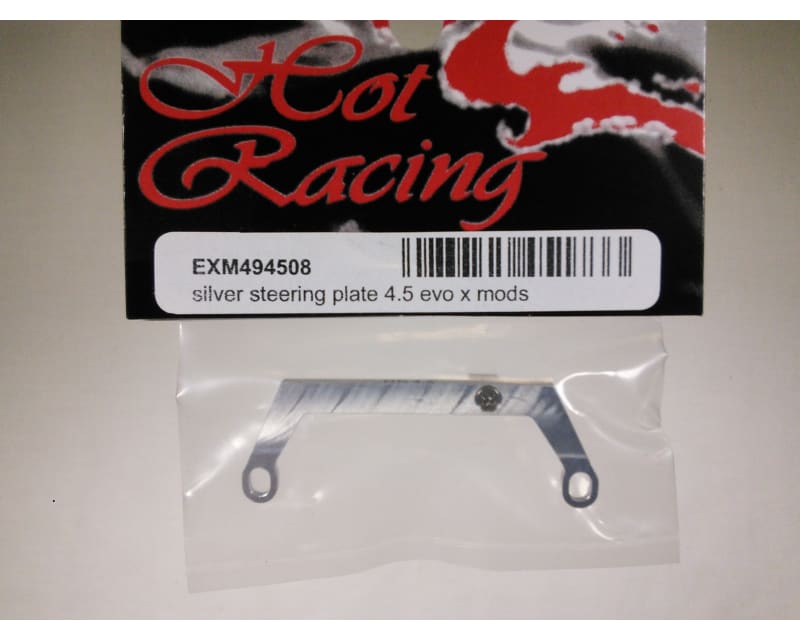 Radio Shack XMODs Silver Aluminum Steering Plate 4.5