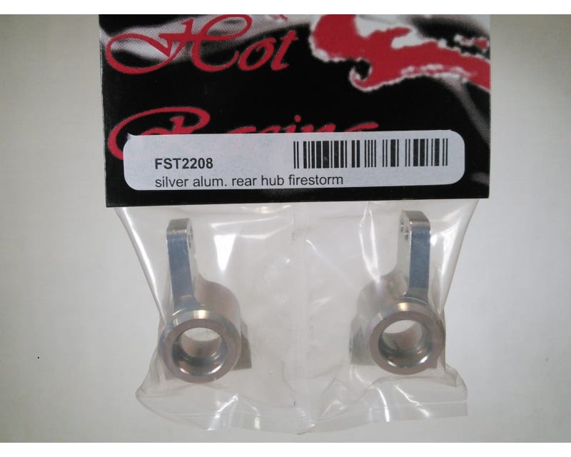 Silver alum. rear hub Firestorm