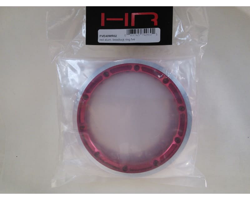 Tap to zoom Red Aluminum Beadlock Rings: 5ive