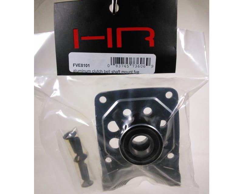 Black Aluminum Clutch Bell Shaft Mount with Bearing