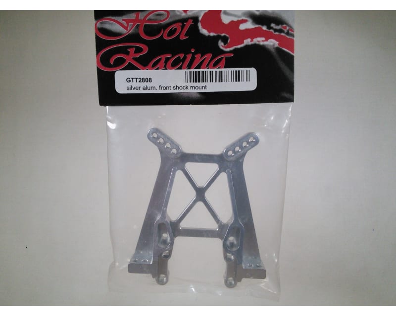 Silver Aluminum Front Shock Tower Gt2