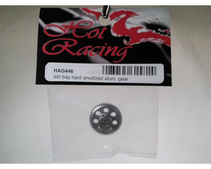 46t 64p Hard Anodized Aluminum Pinion Gear