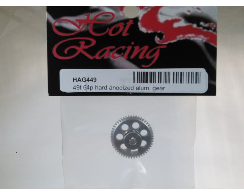 Tap to zoom 49t 64p Hard Anodized Aluminum Pinion Gear