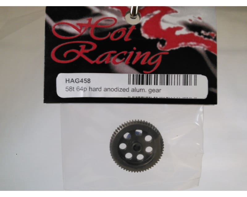 58t 64p Hard Anodized Aluminum Pinion Gear