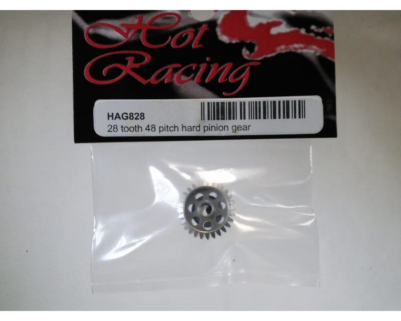 discontinued 28 Tooth 48 Pitch Hard Aluminum Pinion Gear 1/8 Inc