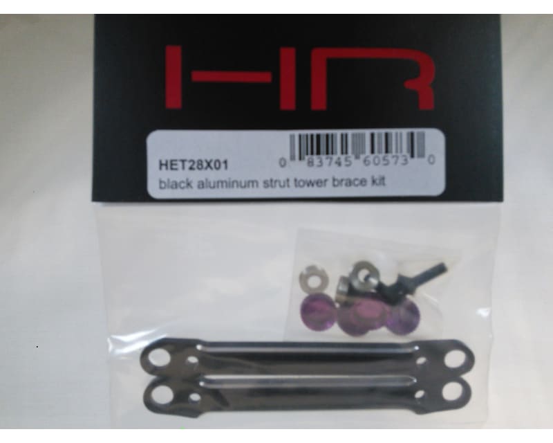 Black Aluminum Strut Tower Brace Kit