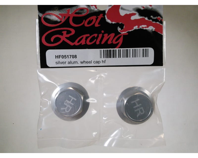 discontinued HPI Hellfire Silver Aluminum Wheels Cap