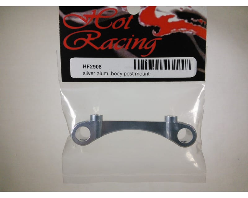 HPI Hellfire Silver Aluminum Body Post Mount