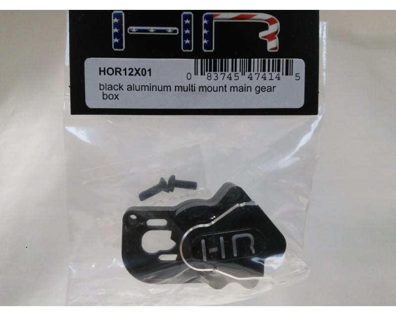 Black Aluminum Multi Mount Main Gear Box