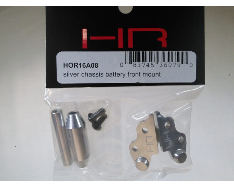 Silver Aluminum Front Frame Crossmember & Roller Kyosho Hor