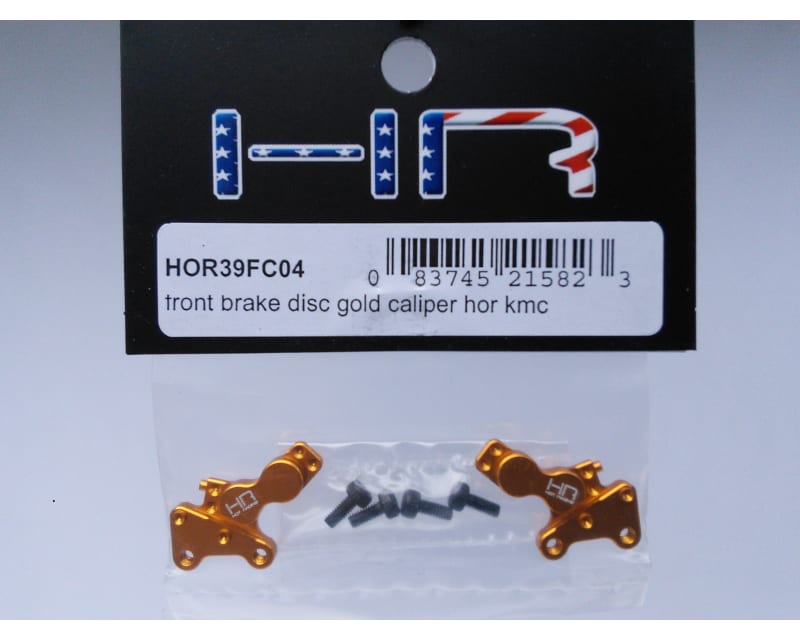 Front Brake Disc Gold Caliper HOR