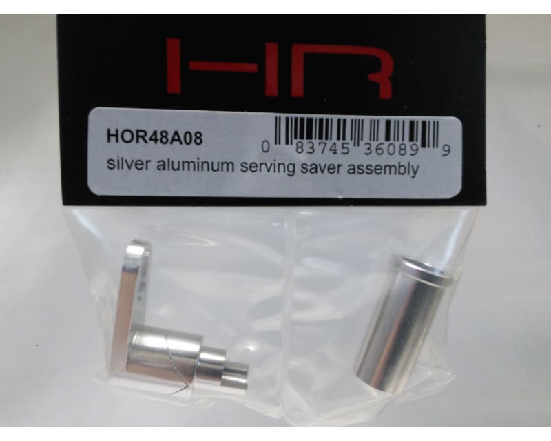 Silver Aluminum Servo Saver Assembly