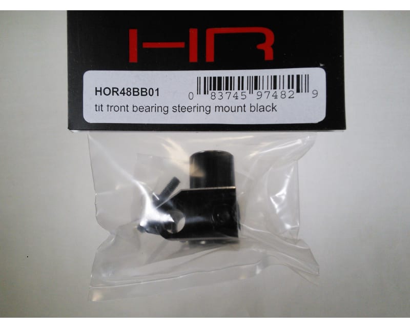 Front Bearing Steering Mount Black