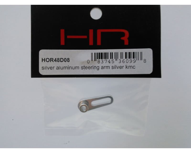 Silver Aluminum Steering Arm Silver