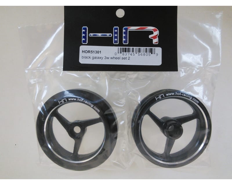 Black Galaxy 3W Wheel set (2)