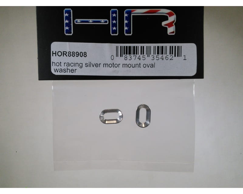Hot Racing Silver Motor Mount Oval Washer
