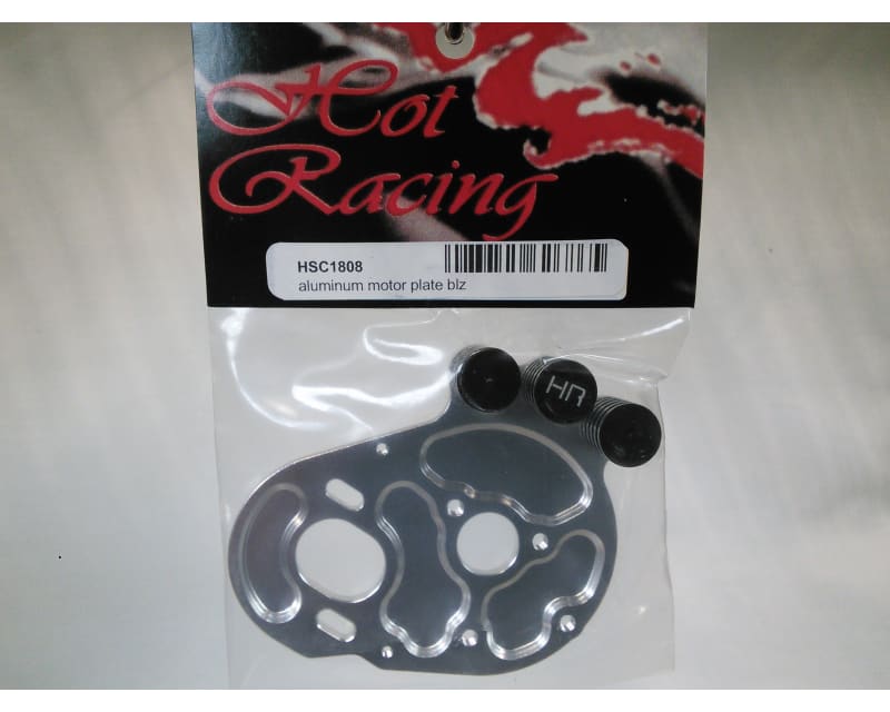 Silver Aluminum Motor Plate Blitz