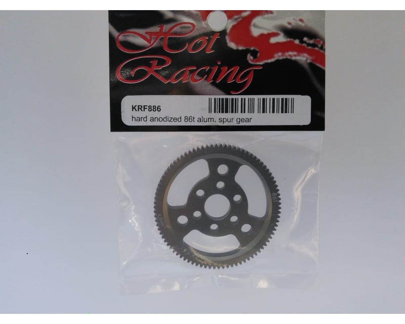 Hard Anodized 86T 48P Alum. spur gear