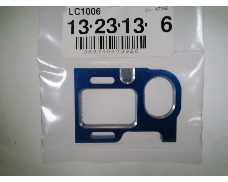 Associated 12l Blue Aluminum Motor Plate