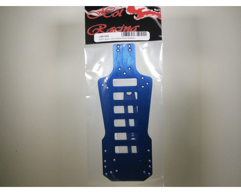 Tap to zoom Losi Mini Slider 6061 Aluminum Blue Chassis