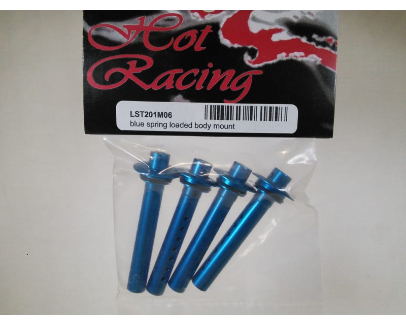 discontinued Blue swivel spring loaded body post