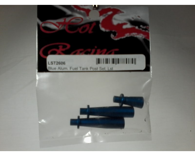 Blue Alum. Fuel Tank Post Set: Lst