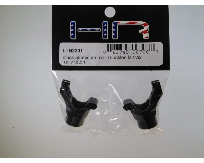 Black Aluminum Rear Knuckles LaTrax Rally Teton