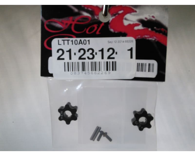 Aluminum Wheels Hex Hub (2) Tlr22 (.75)