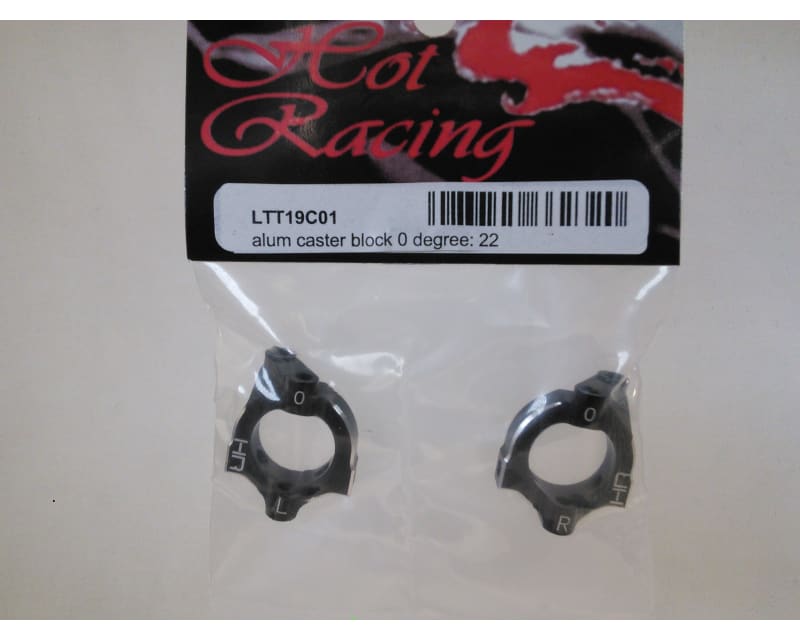 Aluminum 0 Degree Caster Blocks Losi/Tlr 22/22t/22sct