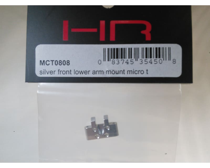 Tap to zoom discontinued Aluminum Front Lower Arm Mount (Silver) - Losi 1/36