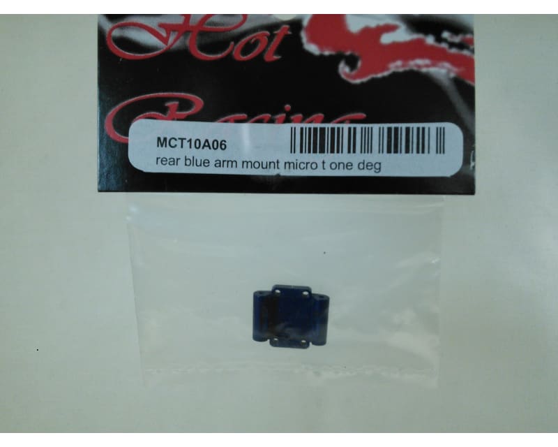 Tap to zoom discontinued Aluminum Rear Arm Mount -1deg (Blue) - Losi 1/36 Mi