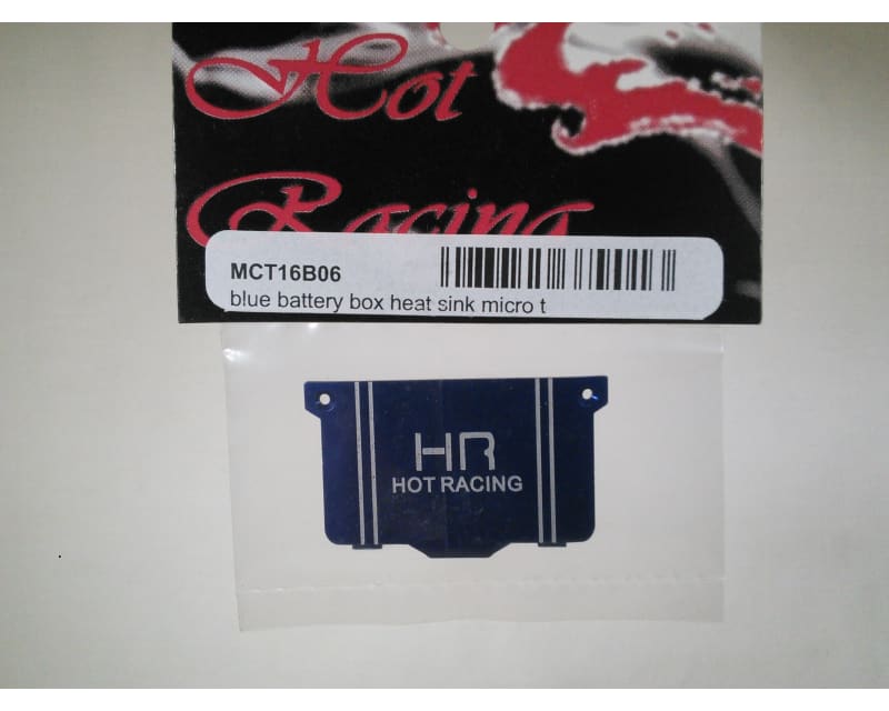Tap to zoom discontinued Battery Box Heat Sink (Blue) - Losi 1/36 Micro-T