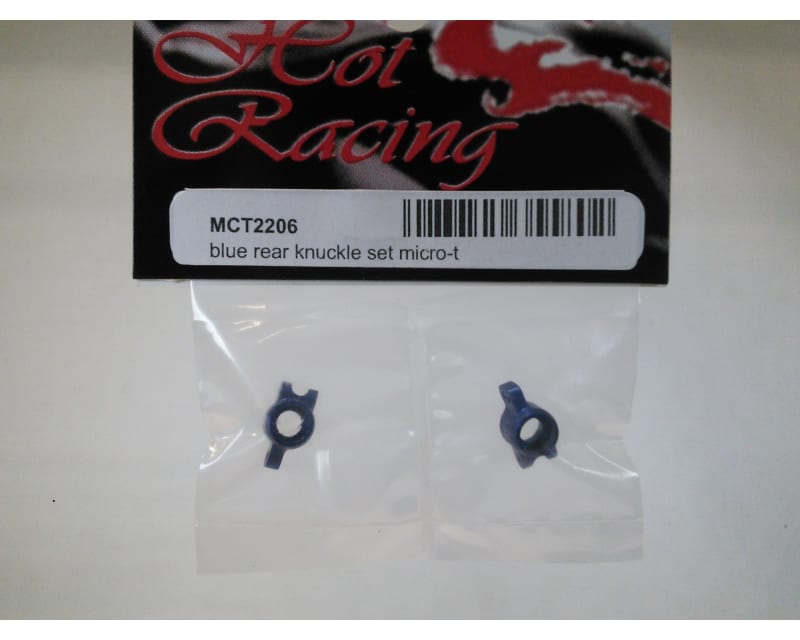 discontinued Aluminum Rear Knuckles/Hubs (Blue)(2) - Losi 1/36 M