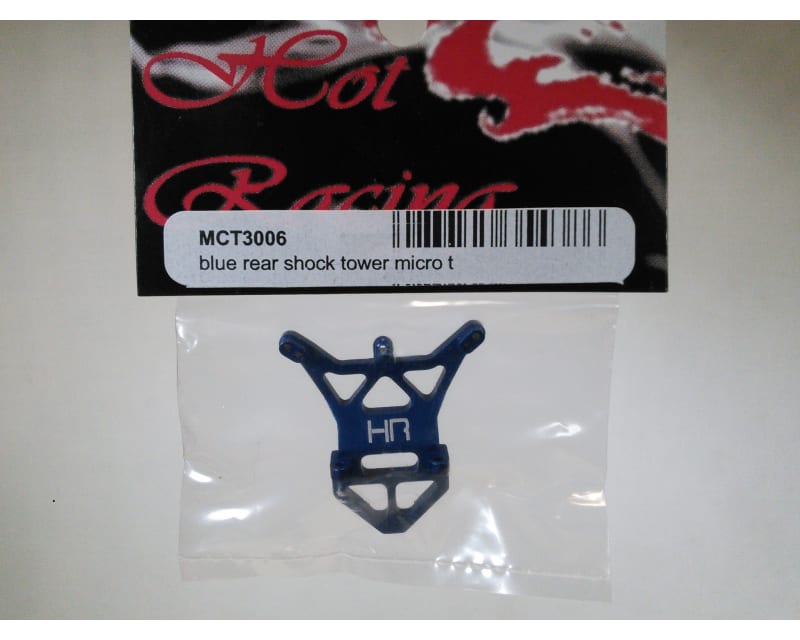 discontinued Aluminum Rear Shock Tower (Blue) - Losi 1/36 Micro-