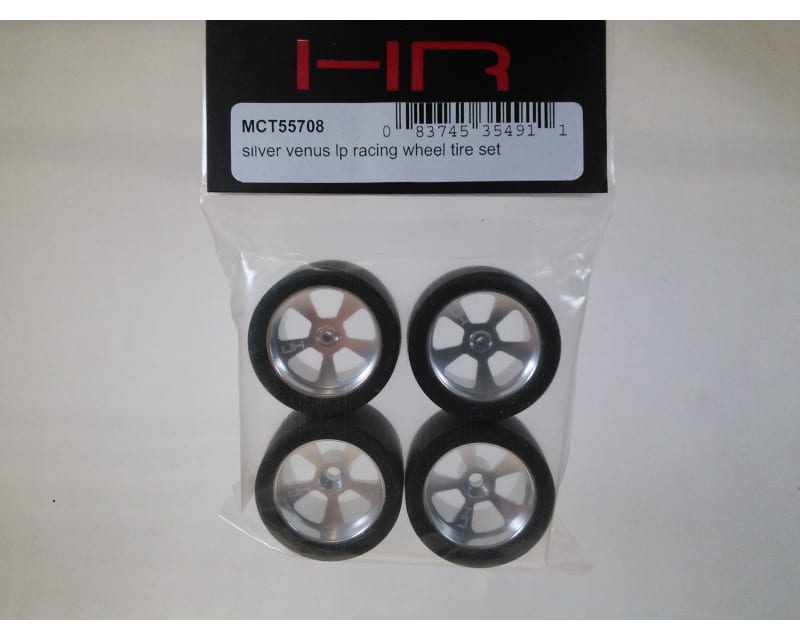 Tap to zoom discontinued Silver Venus Lp Racing Wheels Tire Set