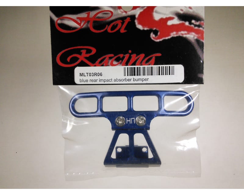 Tap to zoom Blue Rear impact absorber bumper