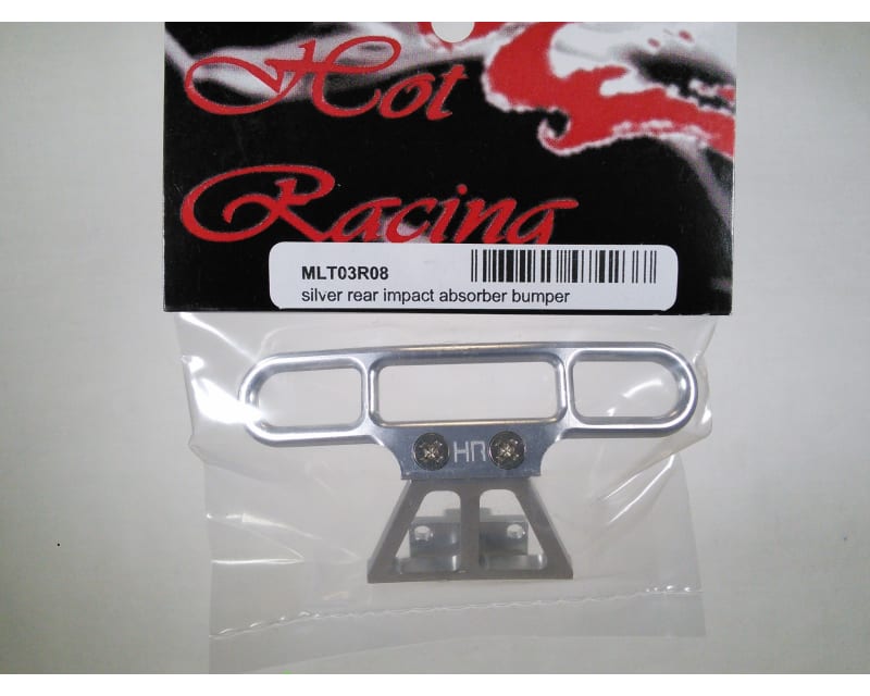 Silver Rear impact absorber bumper