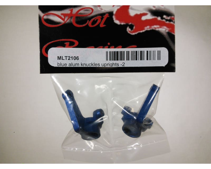 Blue Aluminum knuckles (uprights) (2)