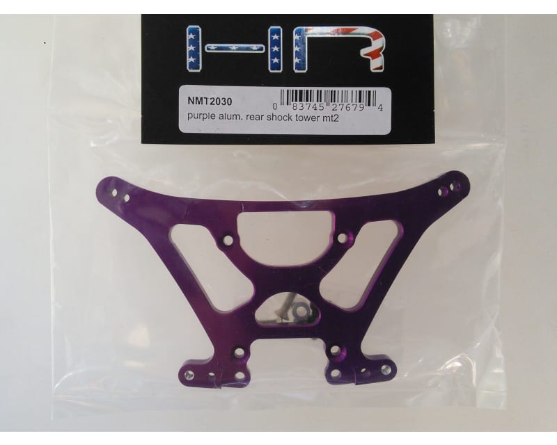 Purple alum. rear shock tower mt2
